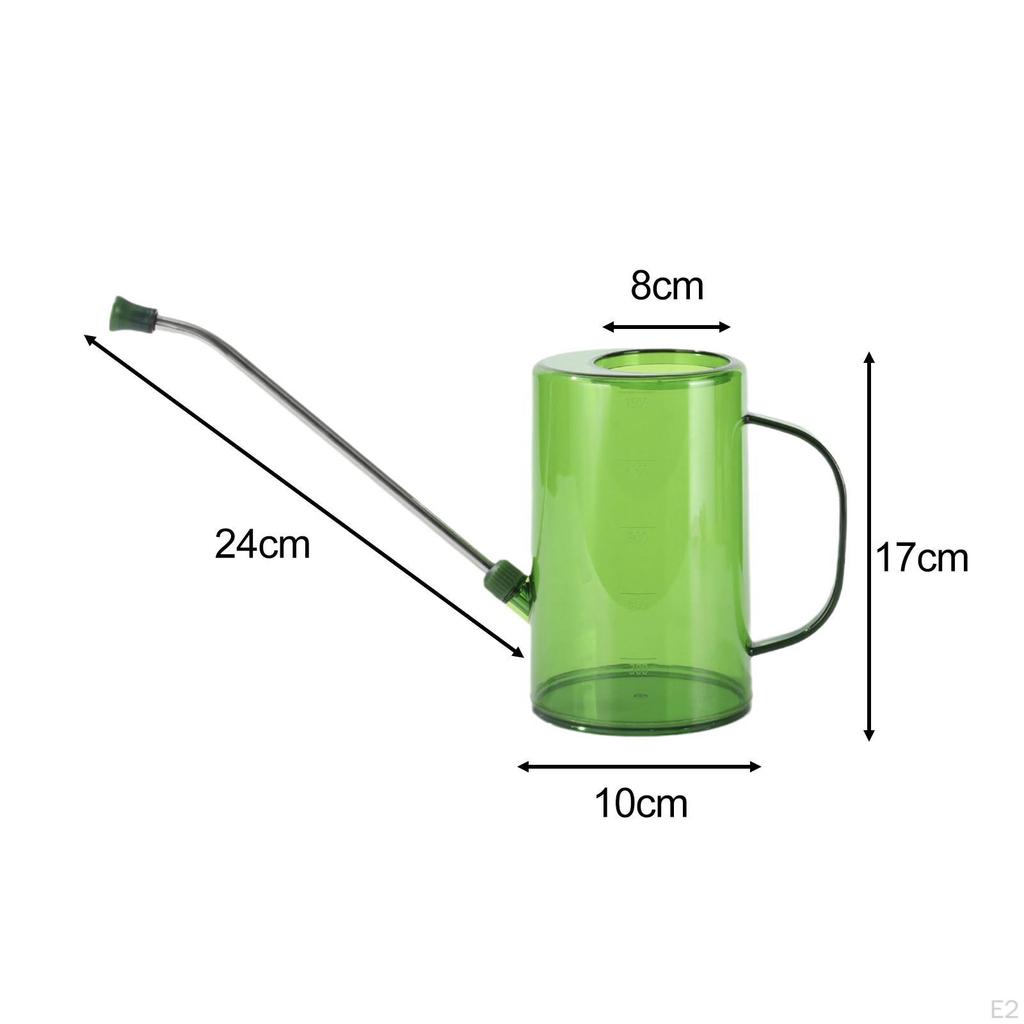 Small Watering Can for Indoor Plants, Long Spout with Sprinkler Head,