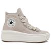 Converse All Star Move Облачная Толстая Подошва Повседневная Спортивная Высокая Парусиновая Обувь Женские кроссовки Коричневые A08307C