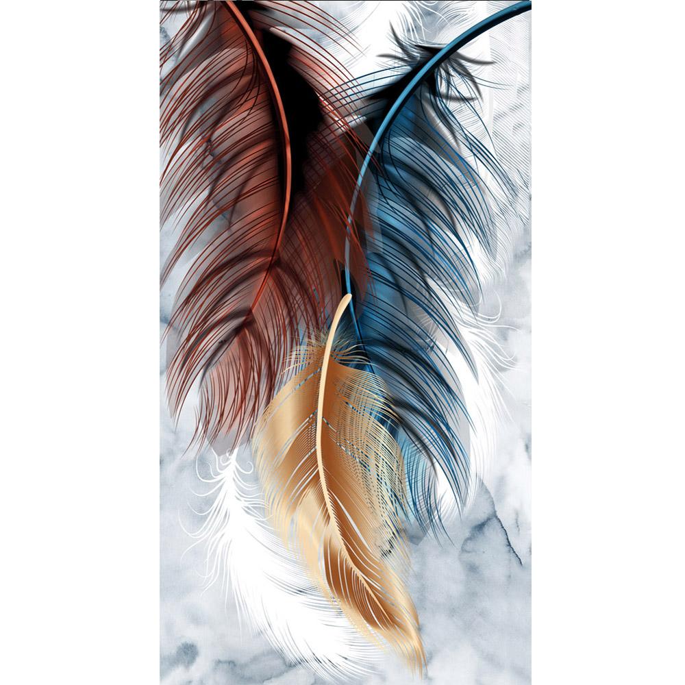 Скандинавские постеры с перьями, холст, картины, настенные художественные фотографии для гостиной, украшения крыльца, абстрактные роскошные принты, без рамки