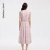 Langzi Round Neck Sleeveless Sunscreen A-Line Maxi Dress