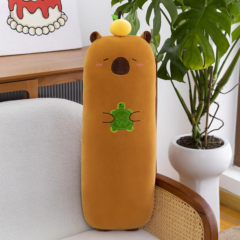 With Capybara French Fries Hamburgers Tree Plush Toy Stuffed Animal Doll Gift