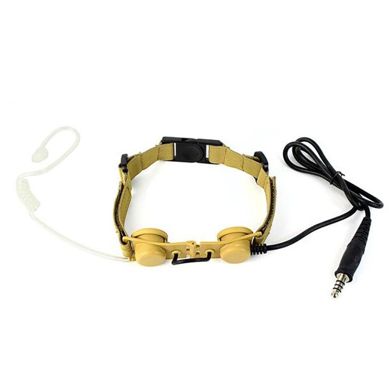 Тактический горловой микрофон Z003, трахеальная гарнитура с U94 PTT