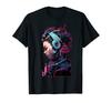 Cyberpunk Beauty Samurai Geisha Girl Mask Japanese T-shirt