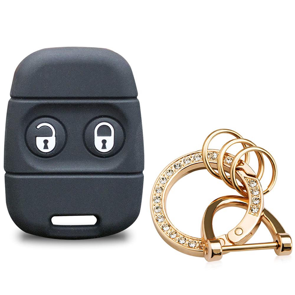 Для Land Rover Discovery Freelander Zs Zr 200 400 25 Rover 45 Чехол для ключей Автомобильный 2 кнопки Силиконовый чехол-оболочка для пульта ДУ Брелок