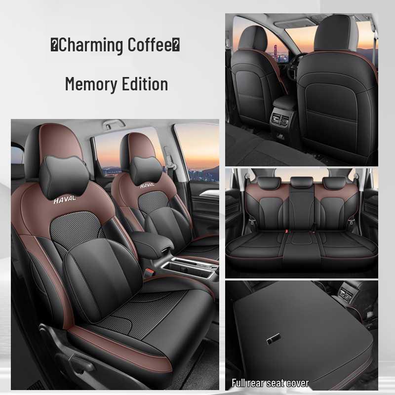Умные чехлы на сиденья Haval M6 PLUS с полным покрытием: Кожаные подушки для любого сезона