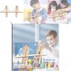 Kindergarten Students Wooden Assembled Cable-stayed Bridge Handmade Kit Cognitive Educational Toy Wholesale