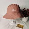 Men's and women's bucket hats spring summer autumn foreign style letter embroidery new hill sun hat outdoor autumn travel sun protection basin hat