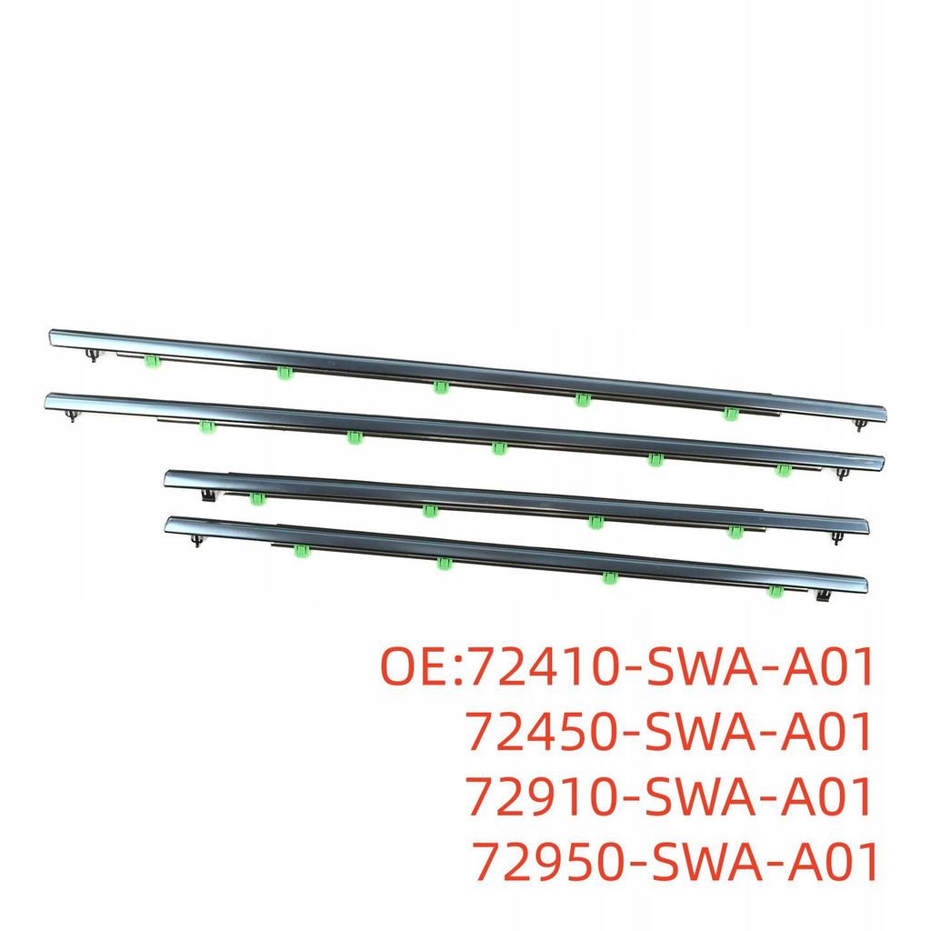 Водонепроницаемые уплотнительные и декоративные молдинги для дверей и окон Honda CRV 2007-2011