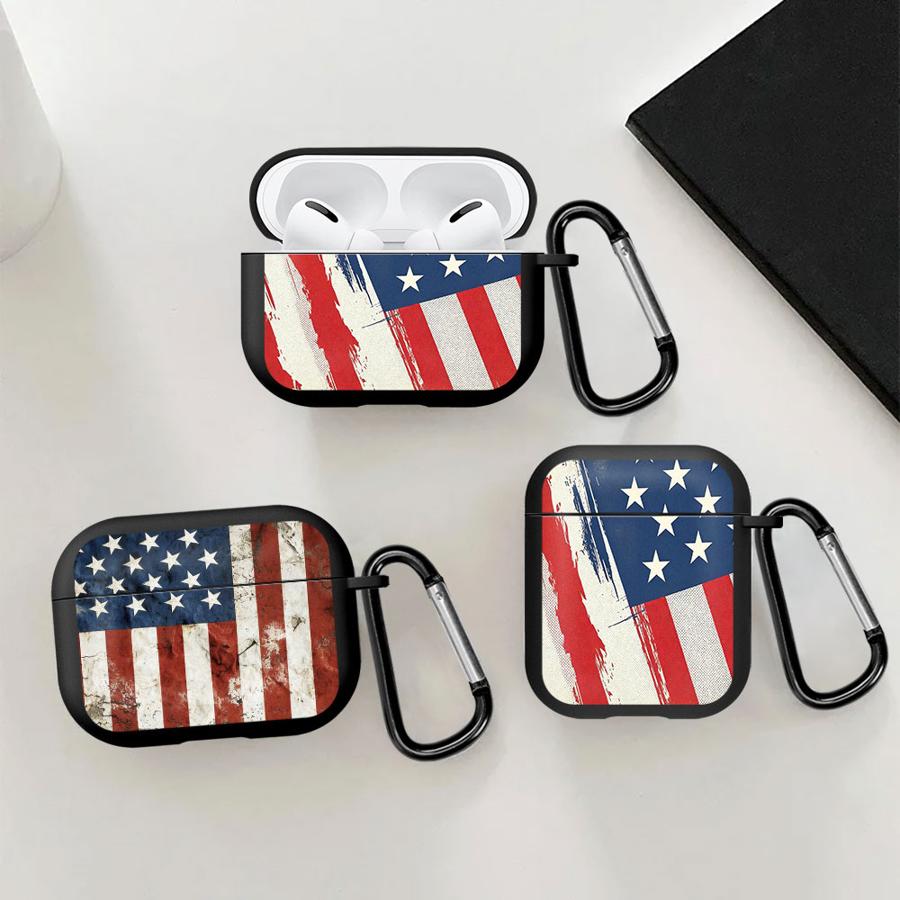 Чехол для наушников Cover Case Для Airpods 2 Pro 4 3 Pro3 1 Pro2 Узор с национальным флагом