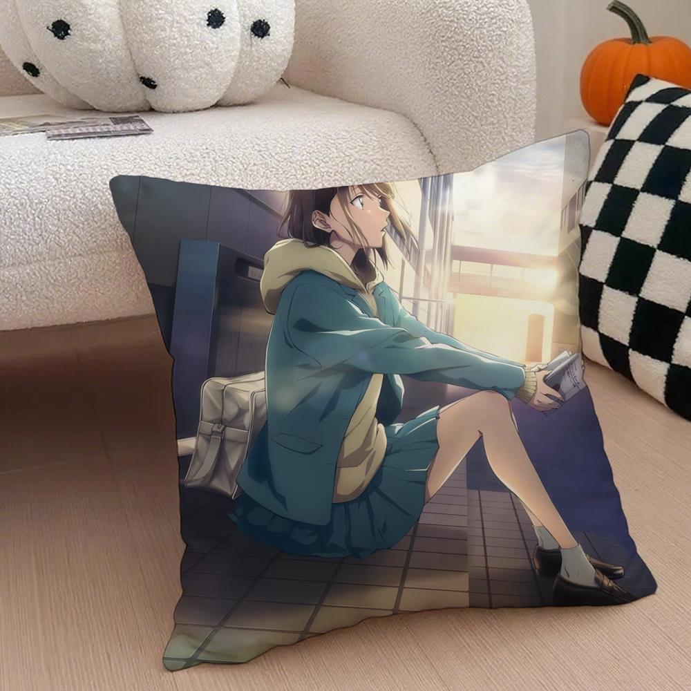 Heartwarming Sports Japanese Anime BBlue Box Cushion Cover Throw Pillow Cover Hidden Button Durable Polyester Chair Cushion