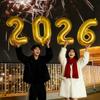 С Новым годом 2026 Шары Золотой Серебряный Розовый Черный Номер 2026 Фольгированные шары 16/32/40 дюймов Разноцветный баннер С Новым годом