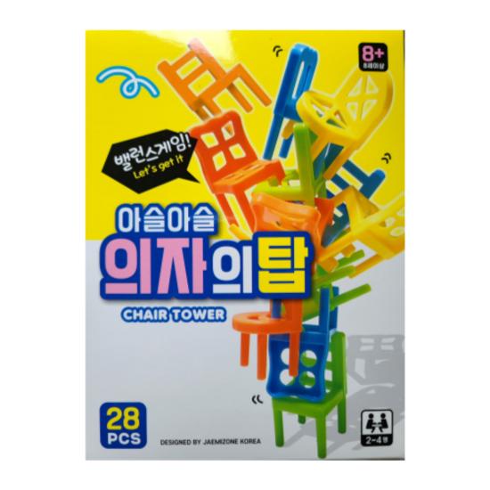 Игра на балансировку башни из стульев, набор 28 шт., популярная корейская игра
