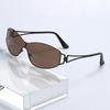 Y2K Trendy Wraparound Sunglasses For Men Women Fashionable UV Protection Outdoor Cycling Goggles 2530