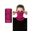 1pc Lightweight and Breathable Outdoor Sports Bike Solid Color Scarf Breathable Magic Sunscreen Hood Neck Cover Bike Mask