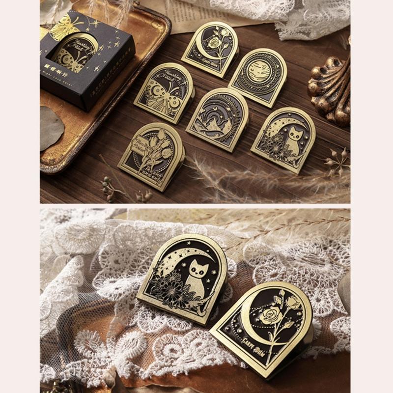 Винтажная скрепка металлическая скрепка для блокнотов и скрапбукинга металлическая скрепка для организации файлов фотобумаги