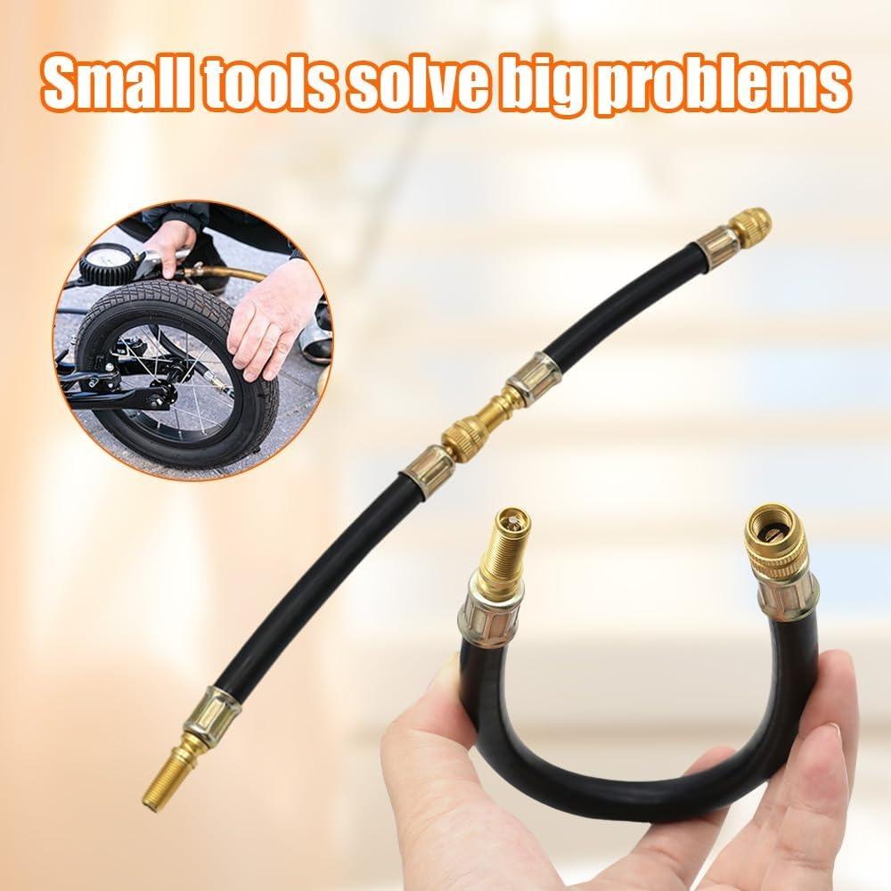 Tire Inflator Universal Flexible Tire Valve Extenders  for Cars Truck Motorcycle