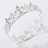 2024  Royal King Crown for Men - Metal Prince Crowns and Tiaras, Full Round Birthday Party Hats