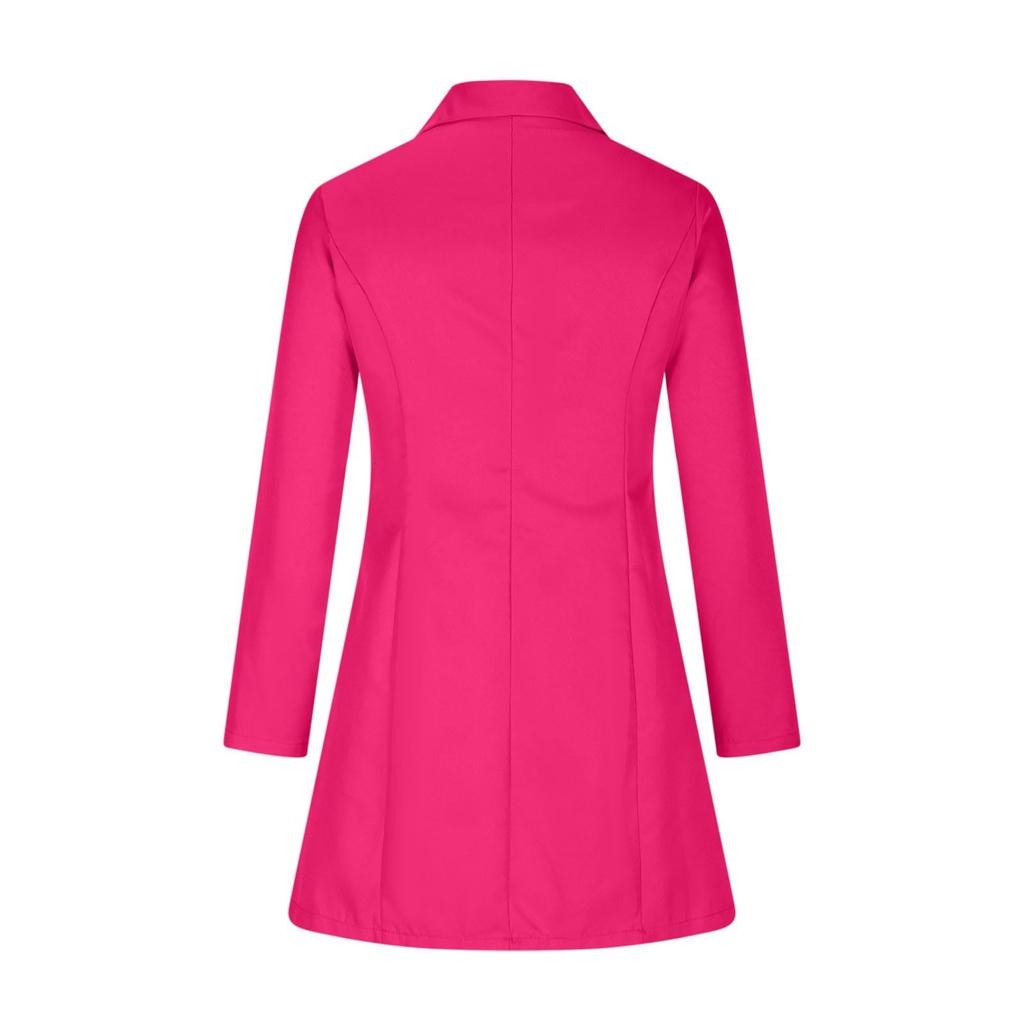 Women's Autumn And Winter Long Sleeve Solid Color Double-breasted Thin Small Suit Jacket