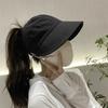 Sun Protection Hat with Ponytail Opening Duck Tongue Sun Hats Foldable Fisherman Hats