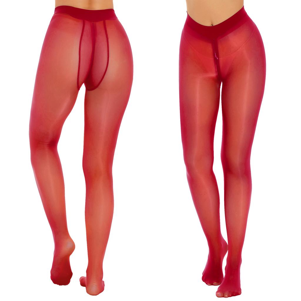 Женские бесшовные колготки, блестящие чулки, ультра прозрачные чулки, леггинсы