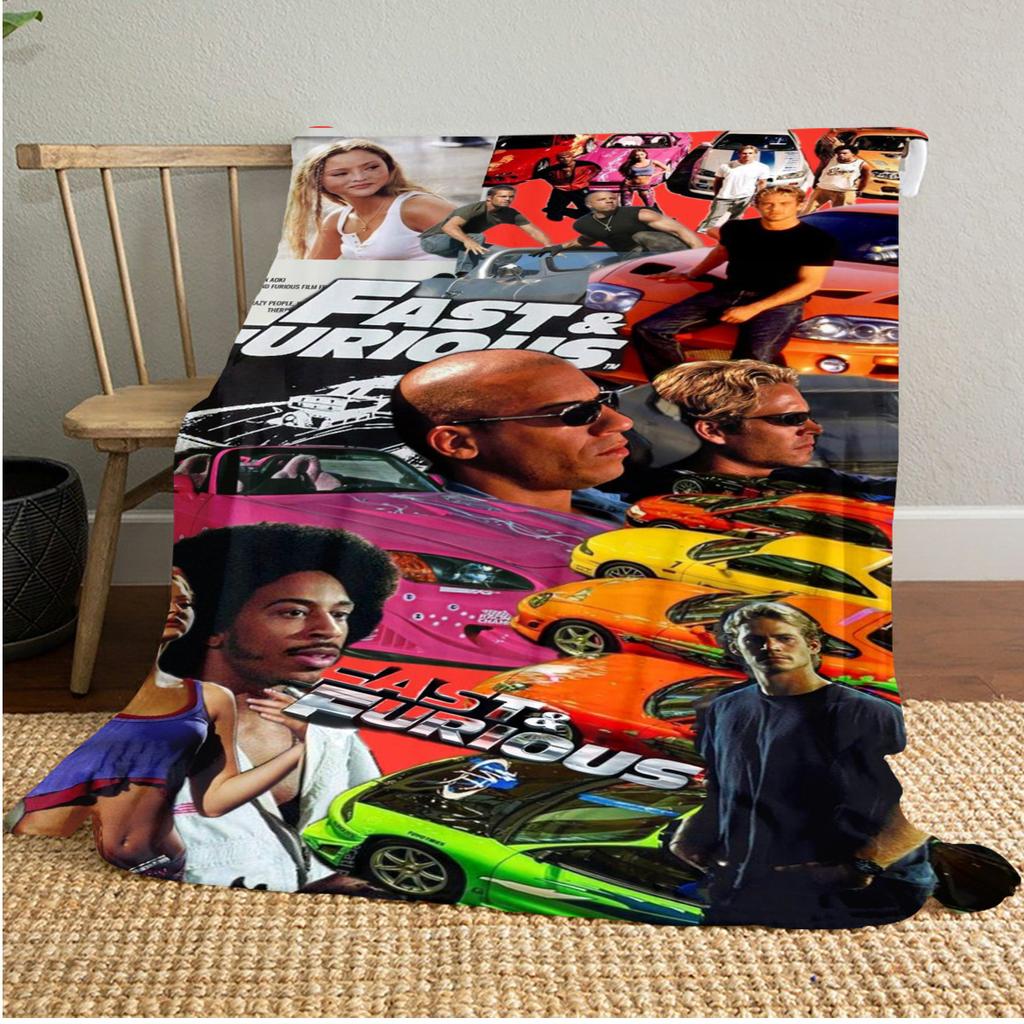 Fast & Furious: Street Racing Blanket Soft And Portable All Season Home Bed Sofa Blanket Office Travel Nap Break Warm Blanket