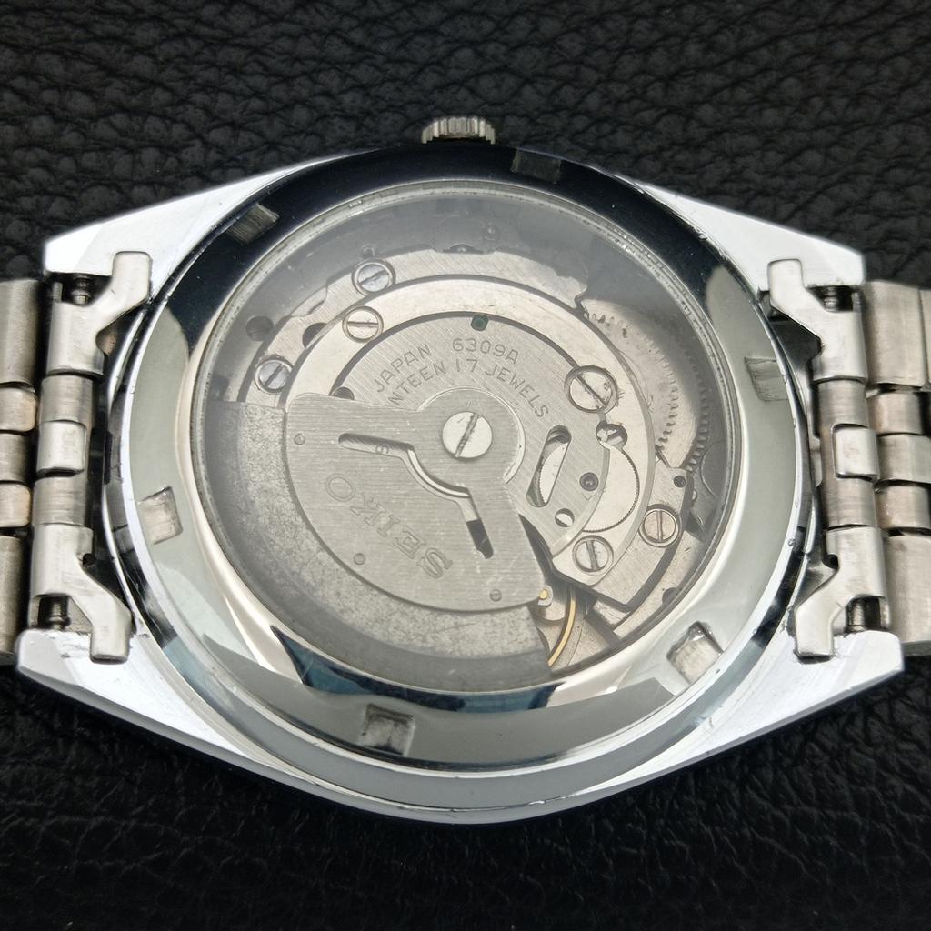 ВИНТАЖНЫЕ АВТОМАТИЧЕСКИЕ ЧАСЫ SEIKO 5 ВОССТАНОВЛЕННЫЕ ЯПОНИЯ МУЖСКИЕ СЕРЕБРЯНЫЙ ЦИФЕРБЛАТ a444581-1