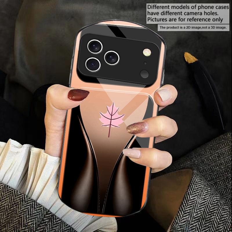 Синий градиентная камелия Для iPhone 17 16 15 14 Pro 13 Plus 12 mini 11 Pro Max XR X S 7 8 Эллиптический закаленный стеклянный чехол для телефона