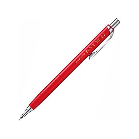 Механический карандаш Pentel Orenz XPP502-B, 0,2 мм, Красный - Механический карандаш с неломающимся стержнем и системой Orenz, диаметр стержня 0,2 мм