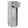 Bathroom Cabinet Concrete Grey 30.5 x 30 x 101 cm Particleboard