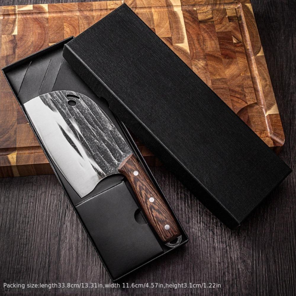 Stainless Steel Kitchen Knife Handmade Forged BBQ Knife Chinese Knife Multipurpose Bottle Opener Knife Fruit Vegetable Knife