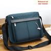 Men's Waterproof Oxford Cloth Crossbody Shoulder Bag - Large Capacity Canvas Messenger Backpack