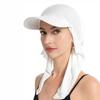 Baseball Caps Shawl Design Women Muslim Low Profile Fitted Hat Summer Soft Breathable Headscarf