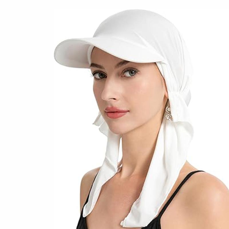 Baseball Caps Shawl Design Women Muslim Low Profile Fitted Hat Summer Soft Breathable Headscarf
