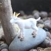 ПВХ модели сельскохозяйственных животных: Миниатюрные украшения: Коза, Ягненок, Белая Овца для DIY Пасторальных Сцен