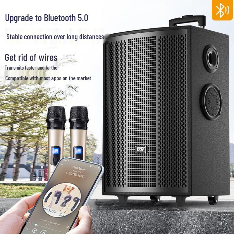 Suoai 12-дюймовый портативный Bluetooth KTV динамик