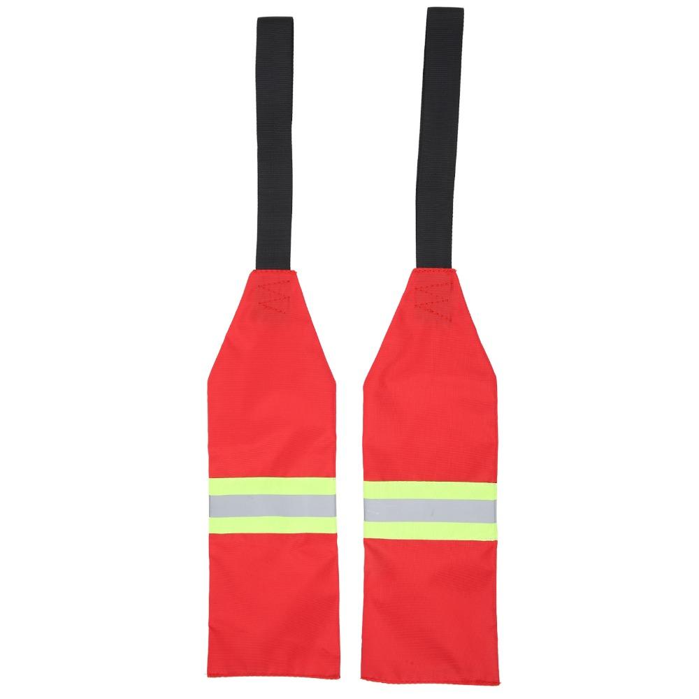 2PCS High Visibility Kayak Safety Flag Oxford Fabric Kayak Travel Flag for Kayaking