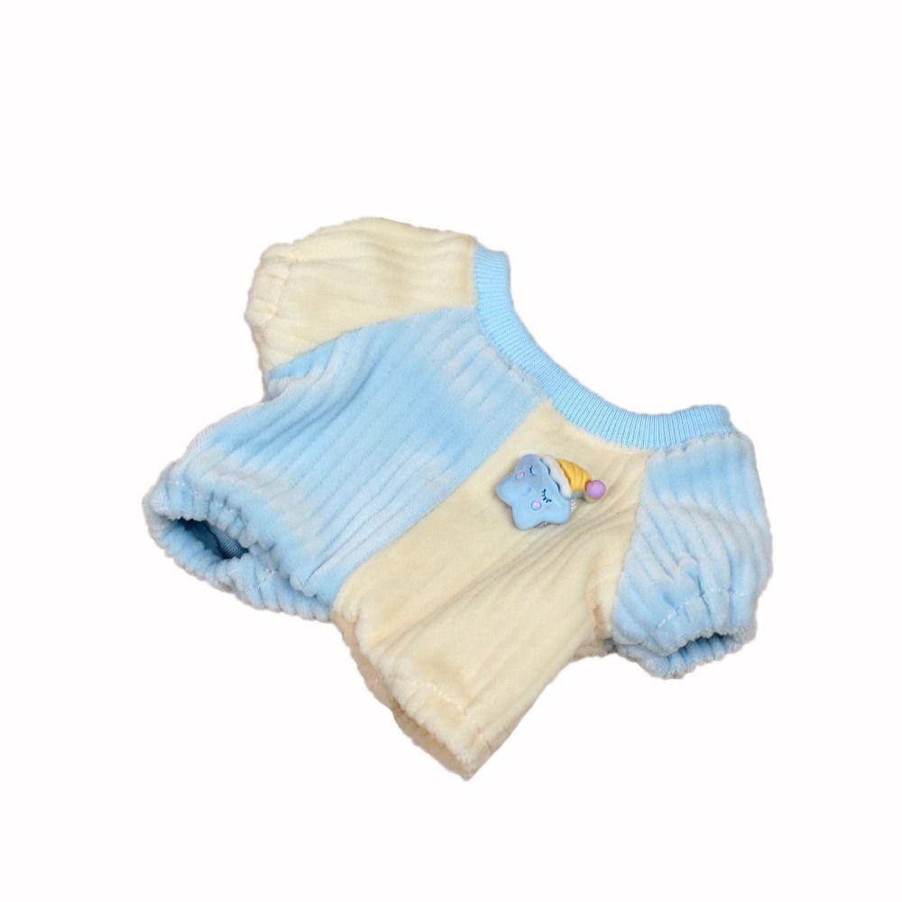 Cute Clothes for 20cm Cotton Doll Jumpsuits Skirts Suits Children Toys Gift Jumpsuits  (No Doll)