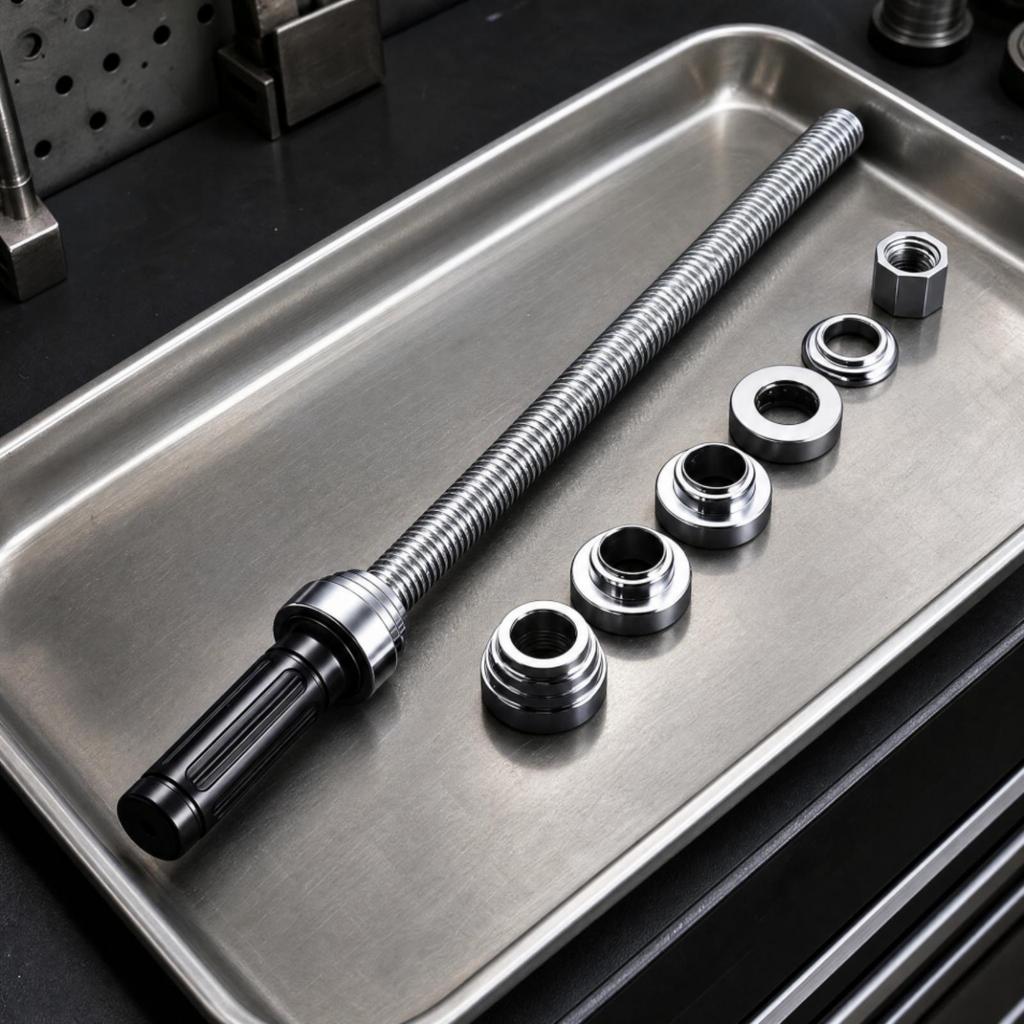 Screw Press Tool 45 Steel for Workshop Repair, EV Mechanics
