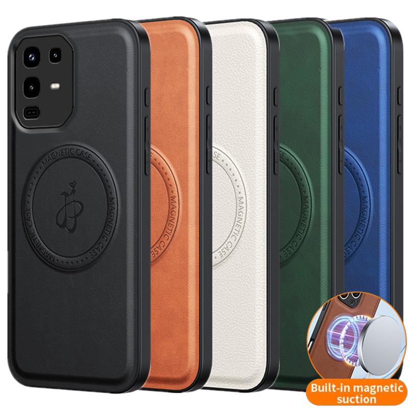 Магнитный чехол из ПУ кожи с поддержкой беспроводной зарядки для Infinix Note 0 Pro 4G 0 Pro+ 0x 0s G, Защитная крышка, Жесткая задняя панель, Coque