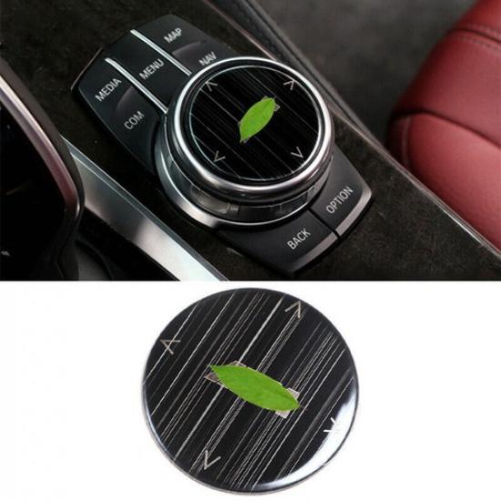 Console Driving Mode Button Ring Trim For BMW 3 4 Series GT 2013-19 Black Steel