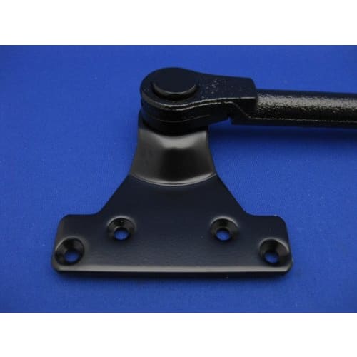 Japan Door Check Manufacturing New Star Parallel Door Closer with Stop, Black, PS-7002, 1 Piece