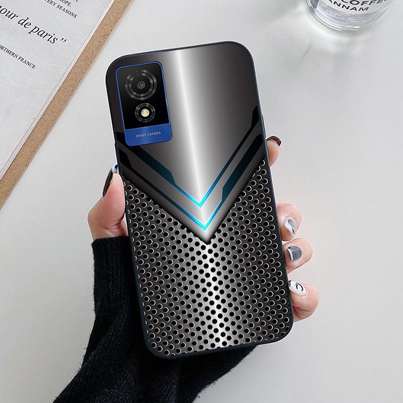 For TCL 501 Case Fashion Soft Silicone Back Cases for TCL 501 T433D Phone Cover TCL501 etui Fundas
