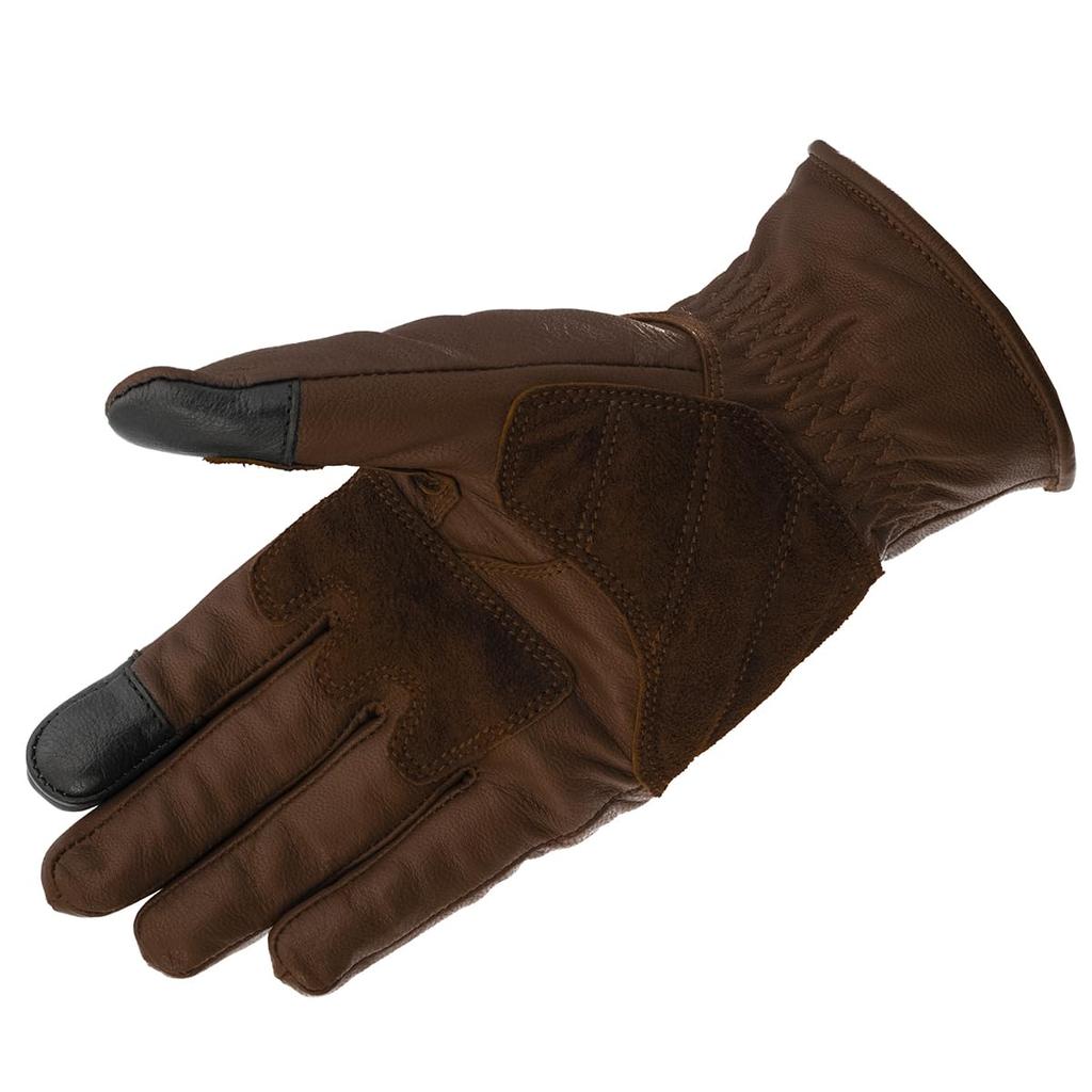 Komine Motorcycle Leather Winter Short Gloves Z Size M GK-850 - Series, Brown,