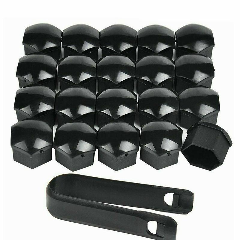 20Pcs 22mm Car Wheel Nut Caps Anti-Rust Auto Hub Screw Cover Bolt Rims Exterior Decoration Protection Covers For