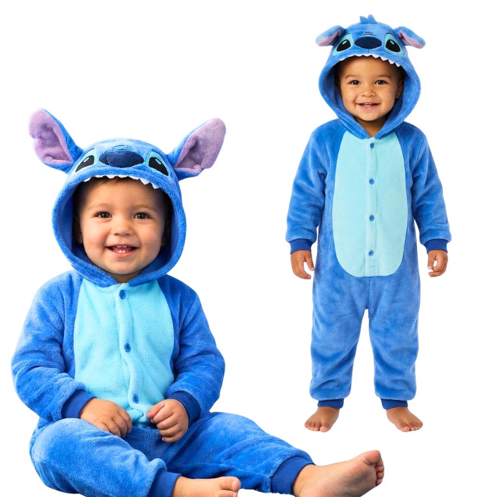 Piżama Onesie Przebranie Śpiochy Disney Stitch Niemowlę 100: 85-90 Cm