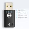 4 In 1 USB Bluetooth Audio Transmitter Receiver 3.5MM AUX RCA Stereo Wireless Adapter Sound Card Dongle With Mic For PC TV Car