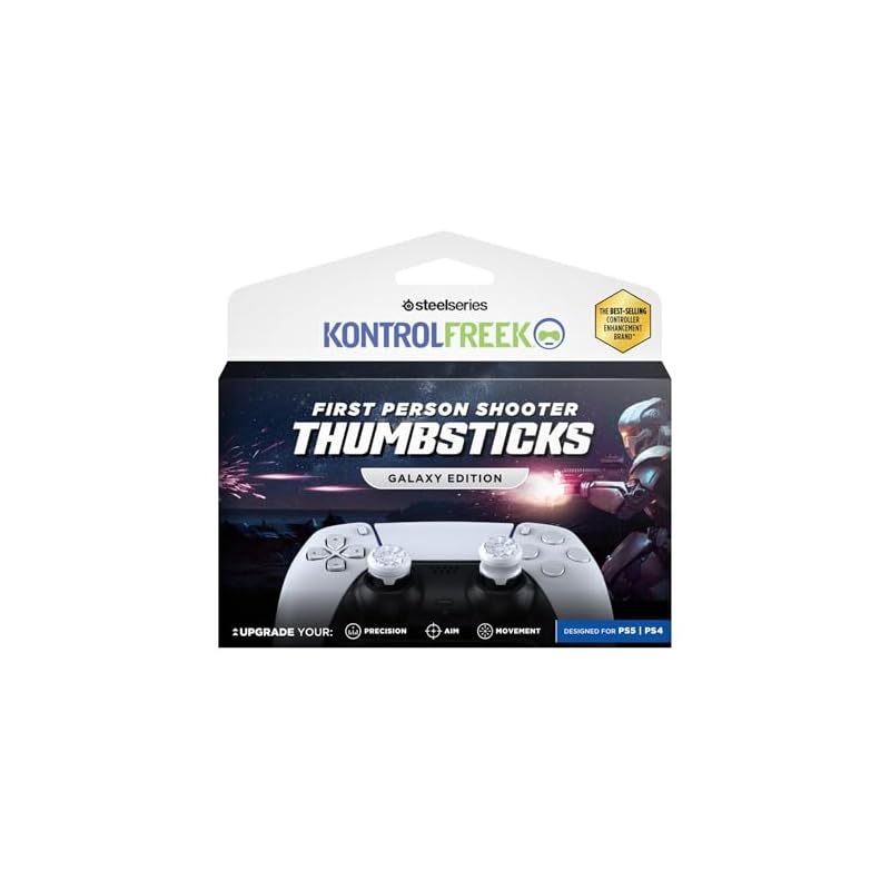 KontrolFreek FPS Freak для контроллера PS4/5, Galaxy PS5 Усилитель точности прицеливания, 6224-PS5-EC Белый