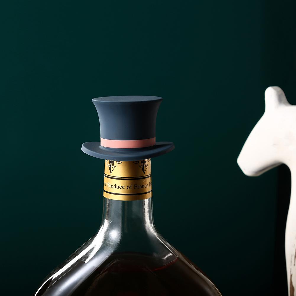 Magic Hat Silicone Topper Red Wine Stoppers Beer Lid Champagne Sealer Plug