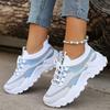 Женские повседневные кроссовки Дышащие кроссовки на шнуровке Сетчатые кроссовки для ходьбы
