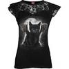Spiral Direct Womens/Ladies Batcat Capped Sleeved T-Shirt